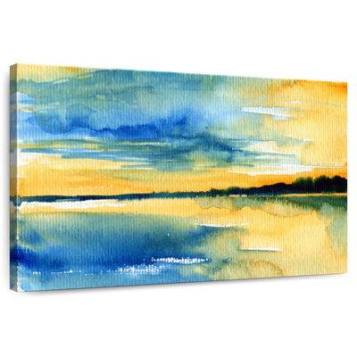 Sunlit Abstract Landscape