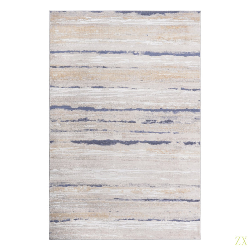 Collection 2X3  /Striped Non-Shedding Living Room Bedroom Dining Home Office Stylish And Stain Resistant Area Rug