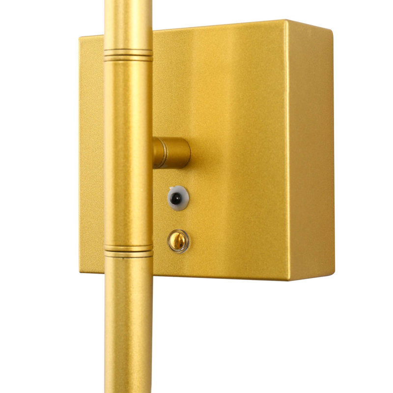 LED Wallchiere, Armed Sconces Battery Operated, Gold