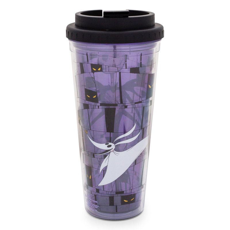 Buffle argenté 24 oz Tasse de voyage en plastique