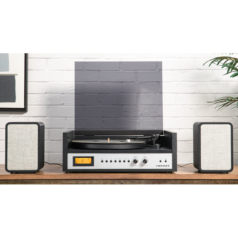 Coda 3 - Speed Turntable Decorative Record Player with Bluetooth