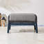 Repose-pieds d'extérieur en aluminium avec coussin