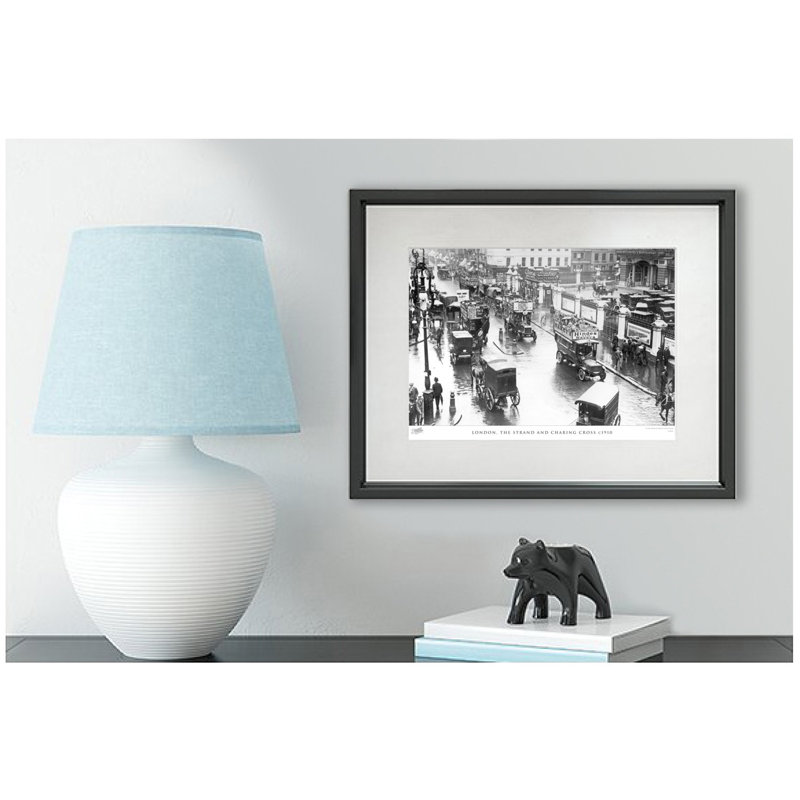 London, The Strand And Charing Cross C1910 by Francis Frith - Single Picture Frame Print, 28cm H x 36cm W x 2.3cm D
