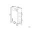 CACHI Freestanding Bathroom Cabinet