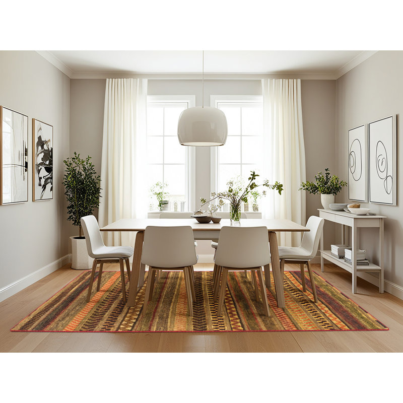 Tapis abstrait moderne 2242, Rectangle 7 pi x 10 pi