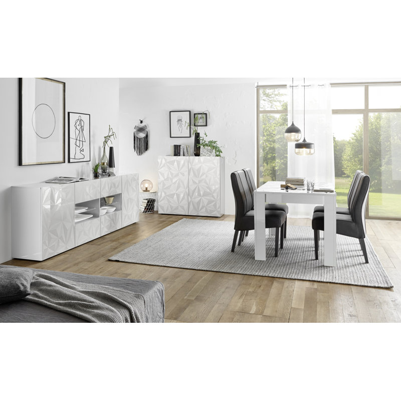 Bromborough 120cm Sideboard, White