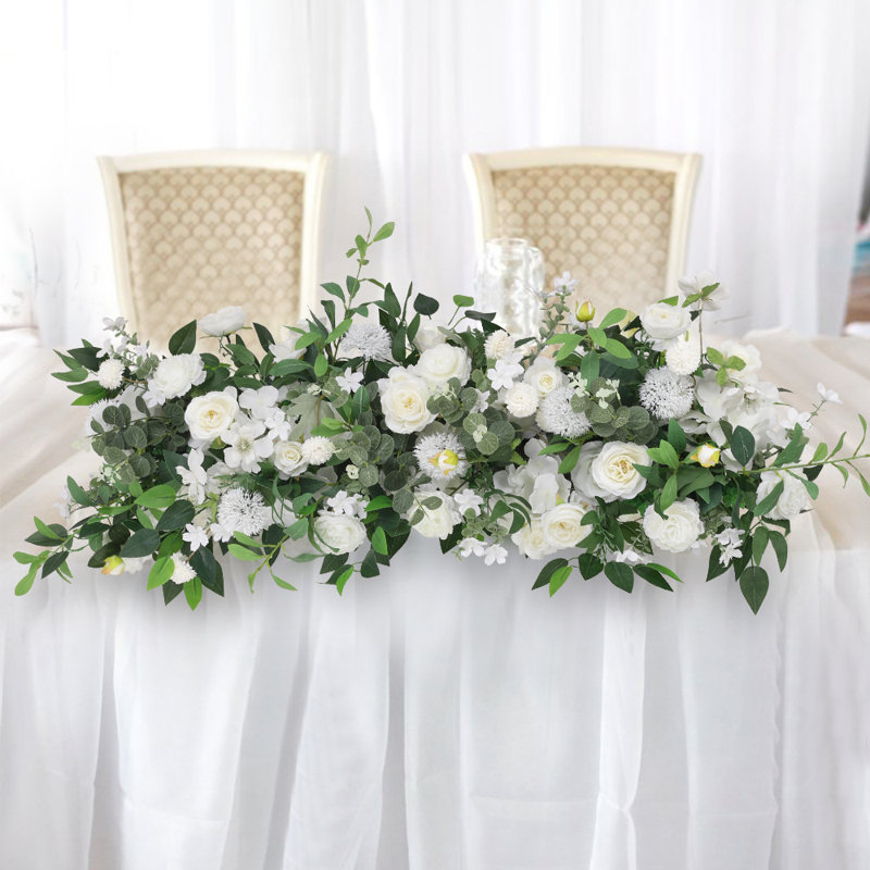 Peony Rose Wedding Aisle Flowers Artificial Silk Row Decor