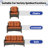 2-Piece Outdoor Deep Seat Cushion Set (4" Thick) - Fade-Resistant Olefin Fabric-51979989-51979987