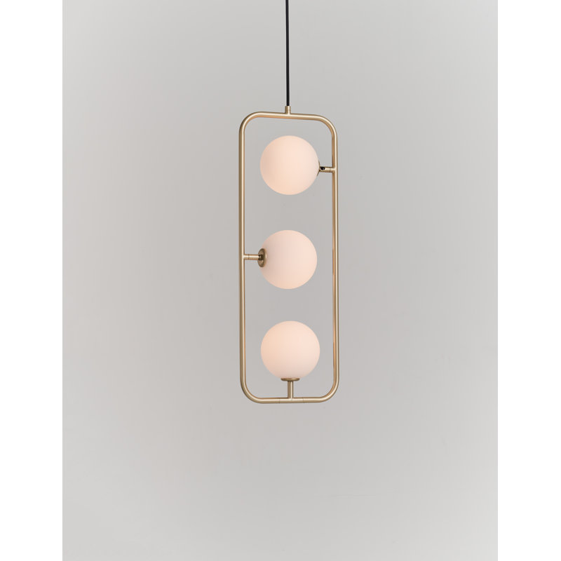 Luminaire suspendu circulaire PV3, Or