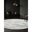 Tapis gris soyeux et moelleux-101423915