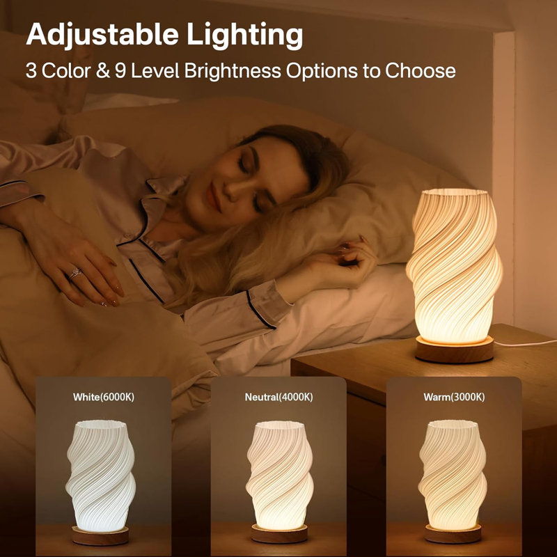 Bedroom Button Controlled Desk Lamp