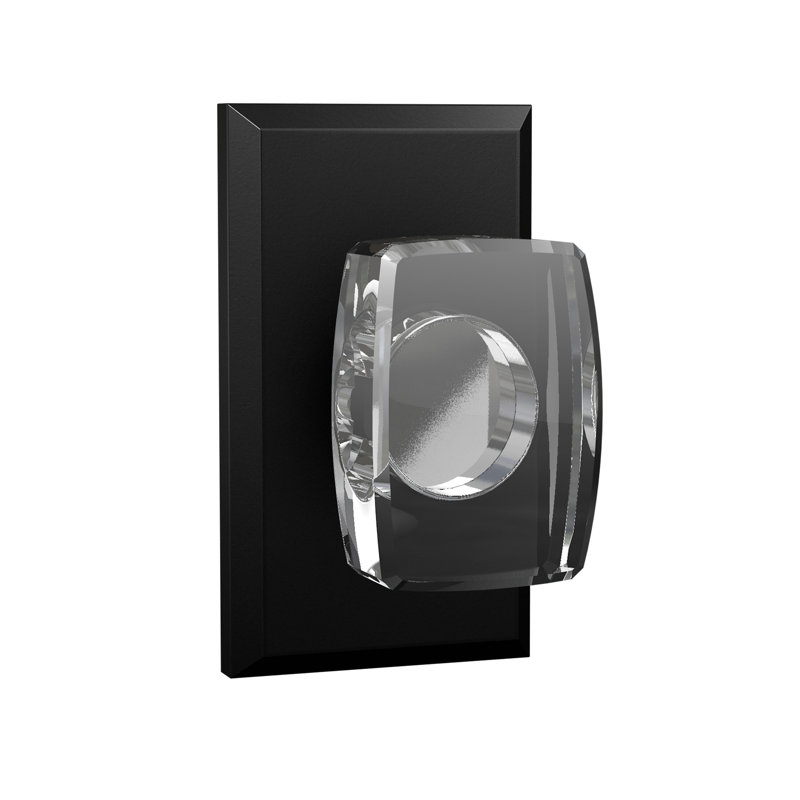 Faux bouton rectangulaire en verre Bravura 927-G1
