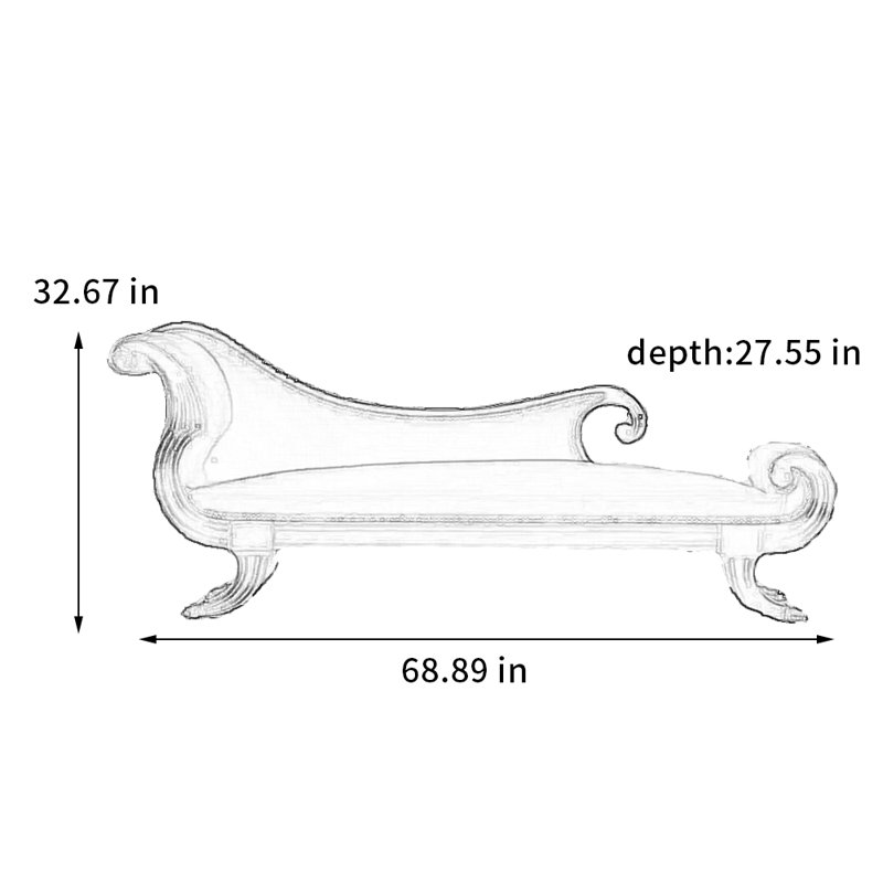 Chaise élégante en bouleau de haute qualité