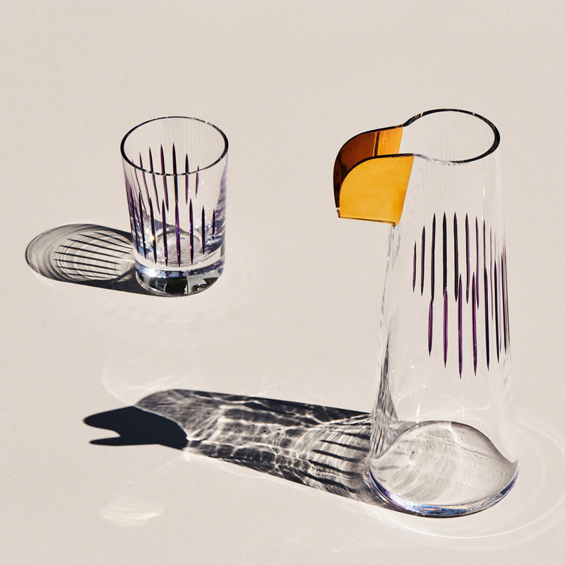 Parrot Crystal Drinking Glass, Clear