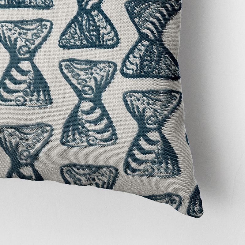 Outdoor Rectangular Pillow Cover & Insert, Teal, 18" x 18"