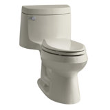 Cimarron 1.28 GPF Water Efficient Elongated One-Piece toilet (Seat Included)