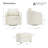 33" W Modern Upholstered Swivel Armchair With Ottoman-1225108199