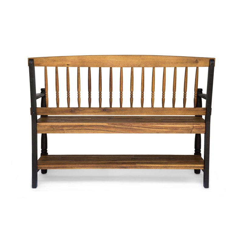 Imperial Bench, Teak/Black
