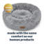 Silentnight Calming Plush Donut Pet Bed-93676162-55843483