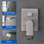 Ensemble de robinet de baignoire et robinet de douche en nickel brossé avec bec de baignoire et ensemble de garniture de robinet de douche Système de douche-93206185