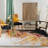Viscose Abstract Indoor Rug-120619555