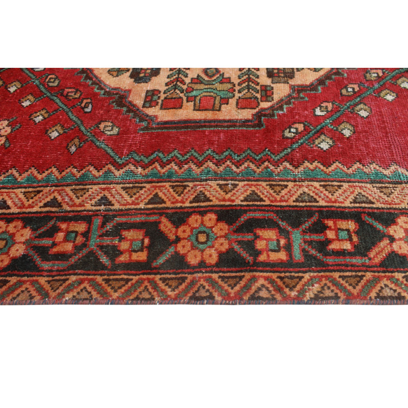 Khylar Distressed Naqueeb Red Runner