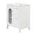 24 Single Bathroom Vanity with Sink in White
