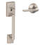 Century Lower Half Handleset and Latitude Door Lever Set (Deadbolt Sold Separately)-22437684