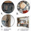 «Gray Country Kitchen Rustic Charm I», ensemble d'art mural de cuisine-107188007-107188006