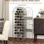 Iron Wine Bottle Rack in Brown