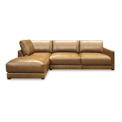 Leather Modular Chaise Sectional