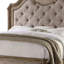 Lit plateforme en tissu d'ameublement-118316959