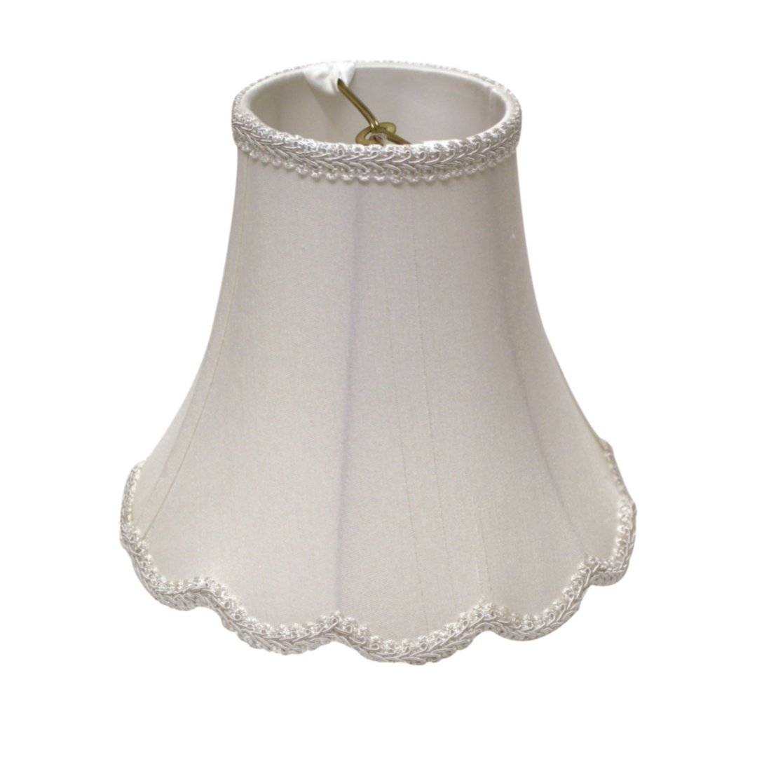 6.75" H x 8" W Silk/Shantung Bell Lamp Shade ( Clip On ) Winston Porter