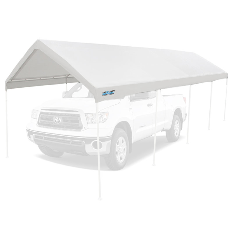 Universal Replacement Drawstring Roof Cover, White, 2"H x 120" W x 324"D