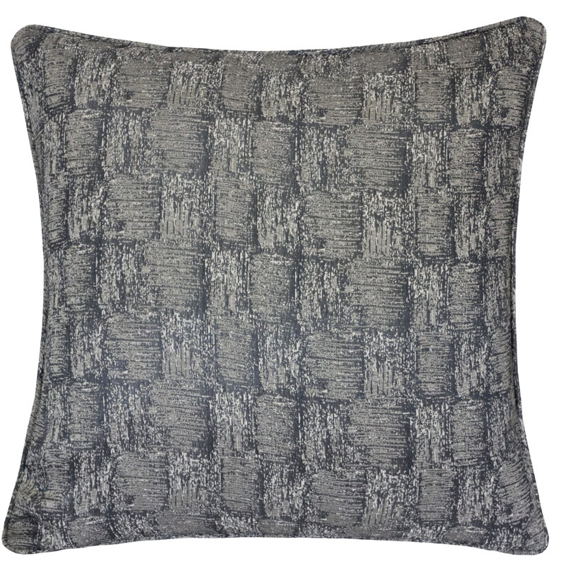 Brennya Indoor/Outdoor Throw Pillow, Charcoal