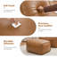 Canapé d'appoint avec repose-pieds Luxury
