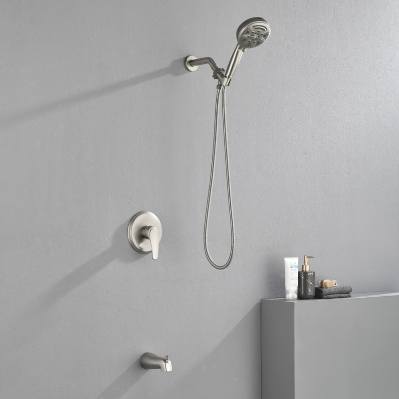 Robinet de douche, Nickel brossé
