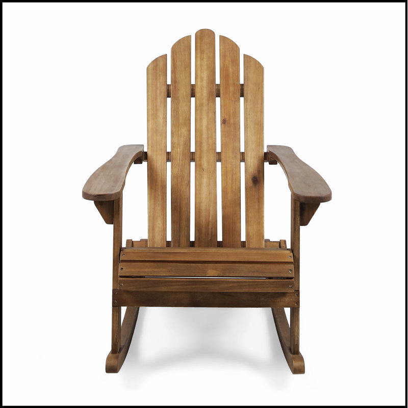 Mobilier d'extérieur pour chaises de patio en bois massif Adirondack