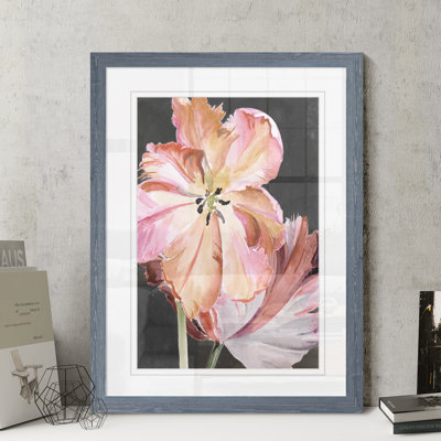 « pastel perroquet tulipes ii » par paul cezanne-photo, reproduction d’art encadrée