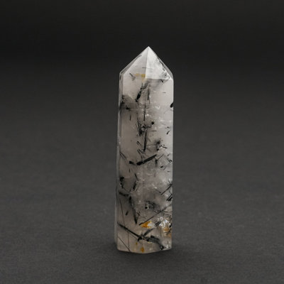 Tourmaline Quartz Point du Brésil (0,12 lb)