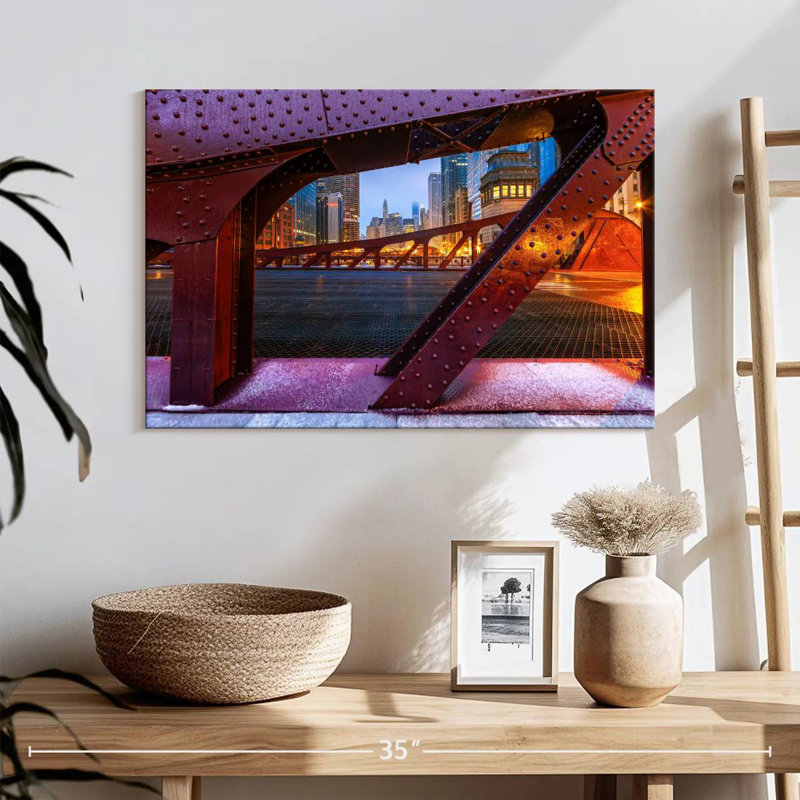 Lilie Chicago Marshall, pont de Suloway, H 16 po x l 24 po