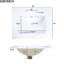 Meuble-lavabo blanc de 24 po avec lavabo en céramique, fonction de fermeture en douceur, rangement intelligent pour les articles essentiels du quotidien et instructions de montage faciles, tiroirs, articles de toilette, surface propre