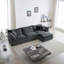 Canapé modulaire surdimensionné en L avec repose-pieds réversible Free Combination Comfy Upholstery-244856713