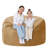 7ft Pre-filled Memory Foam Bean Bag Chair-275931867-276360946