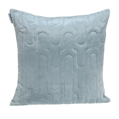 Geometric Lush Quilted Throw Pillow