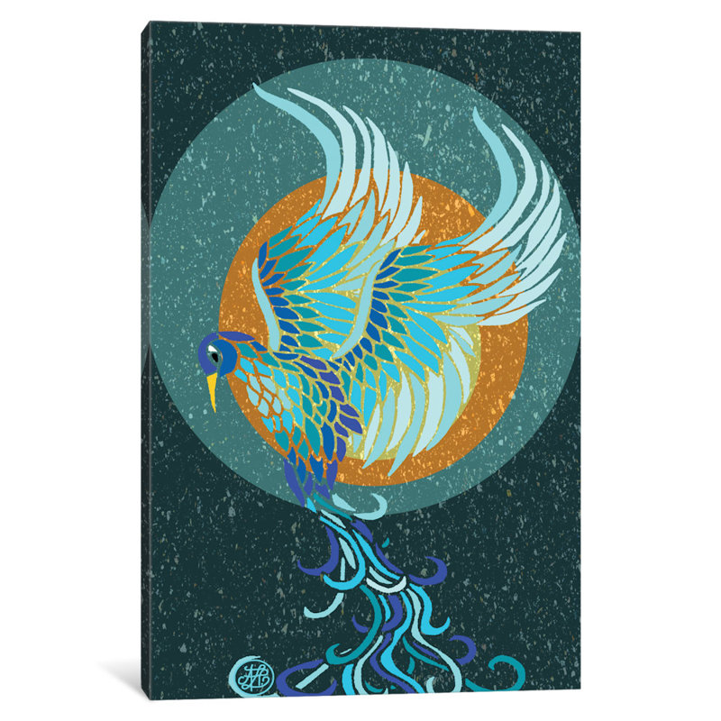 Art sur toile new water phoenix, H 60 po x l 40po x P 1,5 po