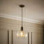 1 - Light Brushed Brass Pendant