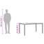Parvathy Rectangular Outdoor Dining Table , 150cm cm W 90cm cm D-1390432627