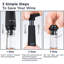 Deiss Pro 6-Piece Silicone Wine Bottle Stopper Set - Airtight Seal, Leakproof, Reusable Stoppers