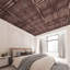 Carreaux de plafond tombants 24 po x 24 po Art3d, panneaux de plafond imperméables, panneaux muraux 3D de style rétro, paquet de 12-106535777